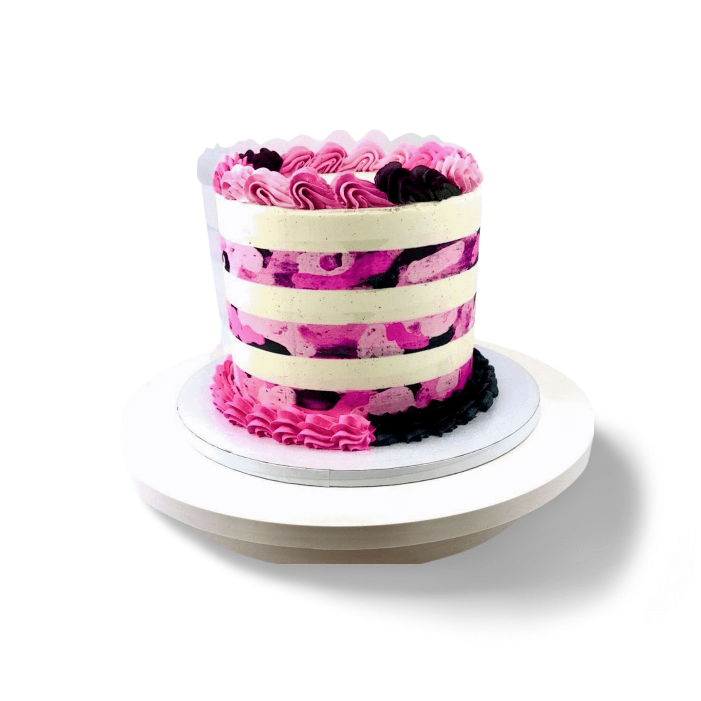 Pink Camo Cake